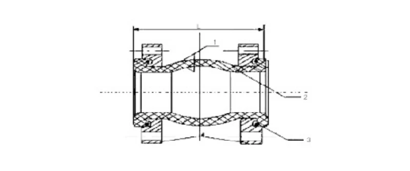 2024 Wesdom 1/6inch  Galvanized Flange Flexible Single Ball bellow Compensator Epdm rubber expansion joint
