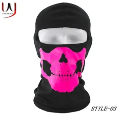 Wholesale Breathable Skull Design Balaclava Full Face Mask Skeleton Head Mask Halloween CS Fight Military Balaclava Mask
