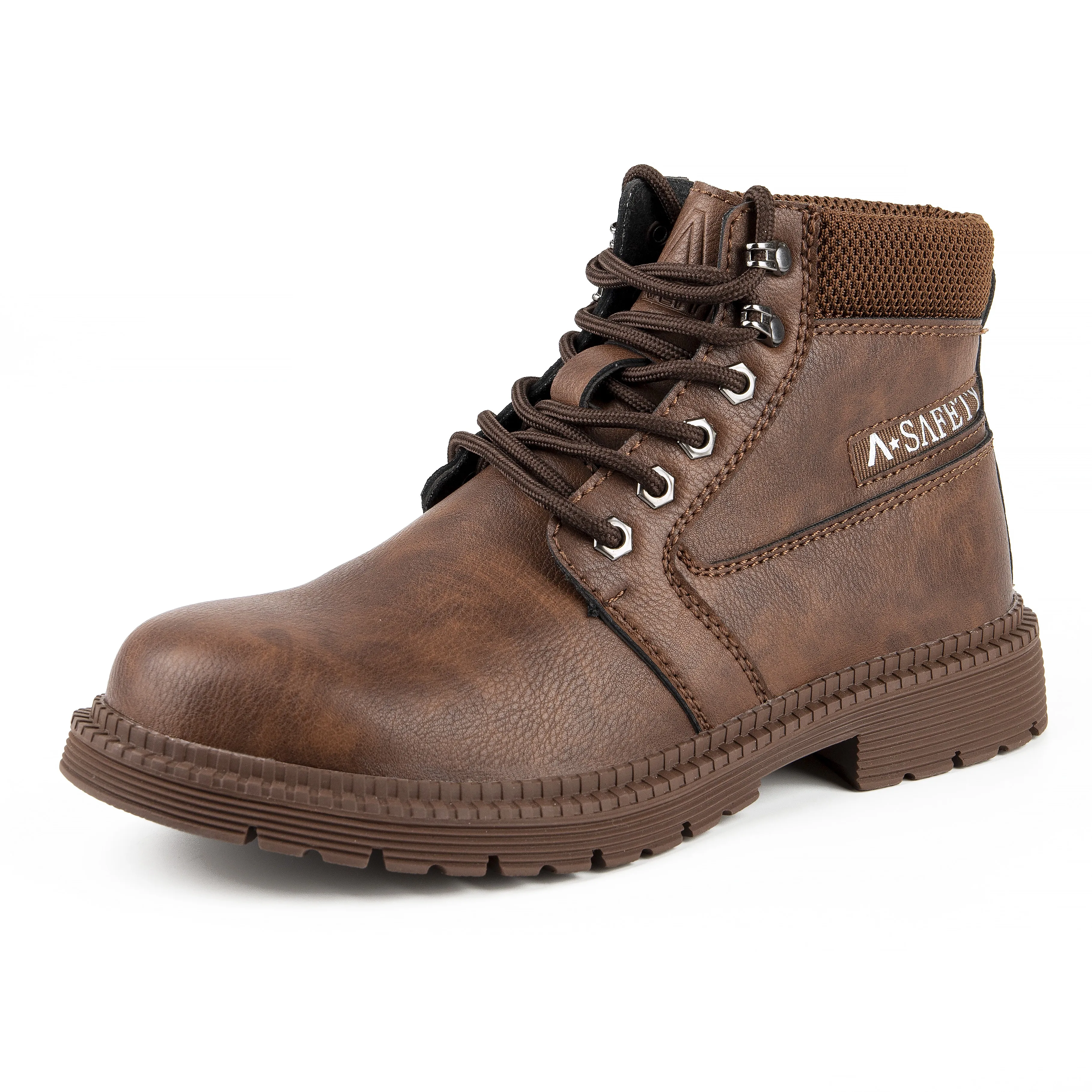 High-top protective shoes anti-smash and anti-puncture safety shoes