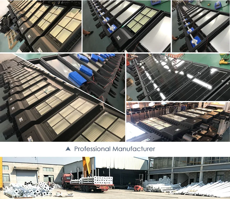 Super Bright IP65 Waterproof Outdoor Highway Project Road Light 60W LED Solar Street Lamp