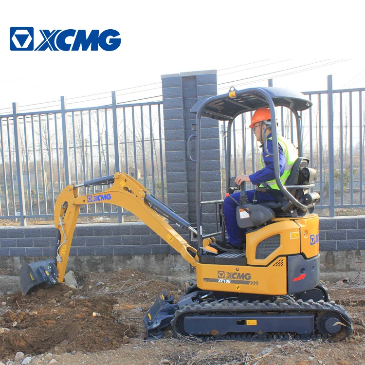 XCMG официальный XE18E мини-экскаватор б/у 2-тонный дизельный 1 8-тонный с CE