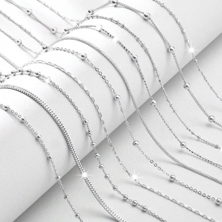 BSC-6 cadena de plata 925 italiana chain jewelry snake bone twisted wholesale silver chains in bulk
