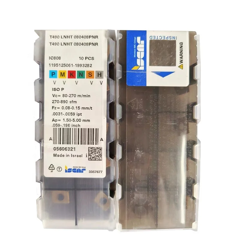 T490 LNHT080408PNR IC808 IC810 CNC фрезерные режущие инструменты оригинальные ISCARS