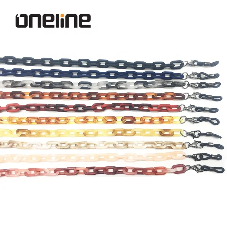 Wholesale Retro Acrylic Glasses Retainer Fit Sunglasses Eyewear Sunglasses Chain for Women High Quality Soft Surface Material
