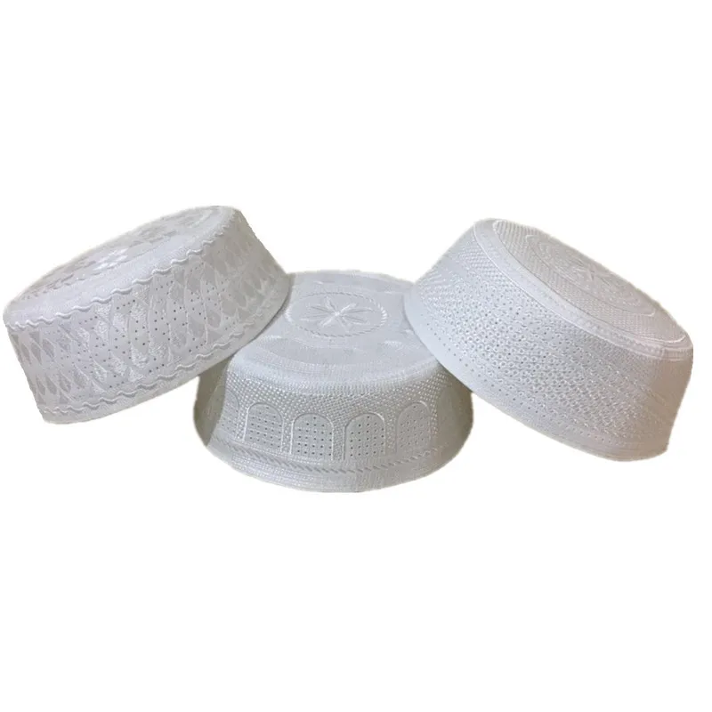 2019 новый стиль Молитва намаз шапочка с вышивкой Череп Кепка Kufi шляпа турецкий Череп Кепка мусульманская шляпа для мужчин