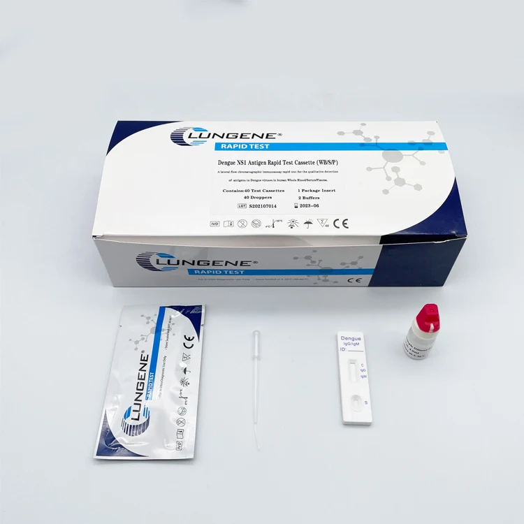 New product Clungene One Step Combo Rapid Test Kit of Dengue NS1 Ag IgG IgM Dengue combo