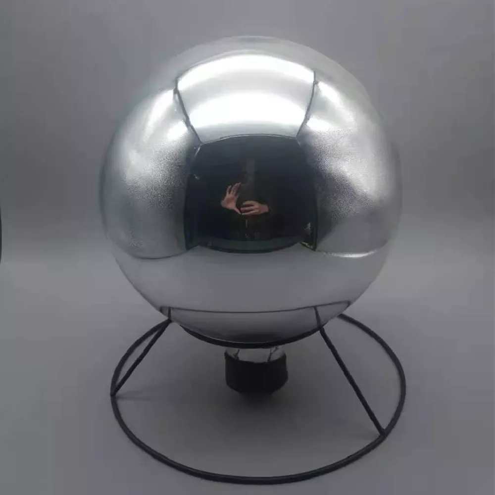 Blue Mirrored Surface 10 inch for Yard Glass Ornament Garden Gazing Globe Ball