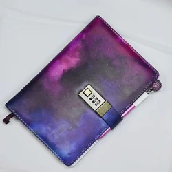 pu leather travel journal diary personal writing Notebook