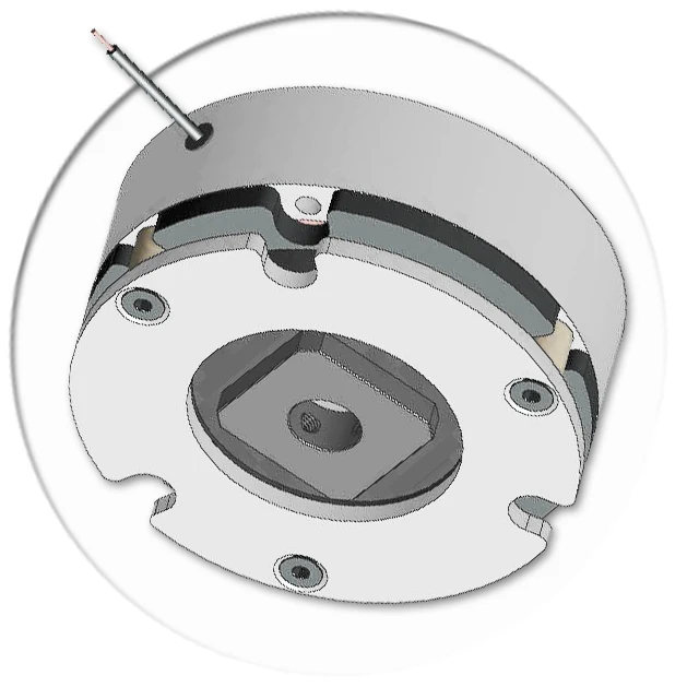 Servo motor electric forklift brake S060