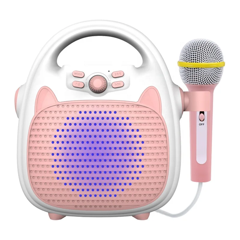 Детский калаок Музыкальные Развивающие игрушки ручной КТВ микрофон караоке игрушка