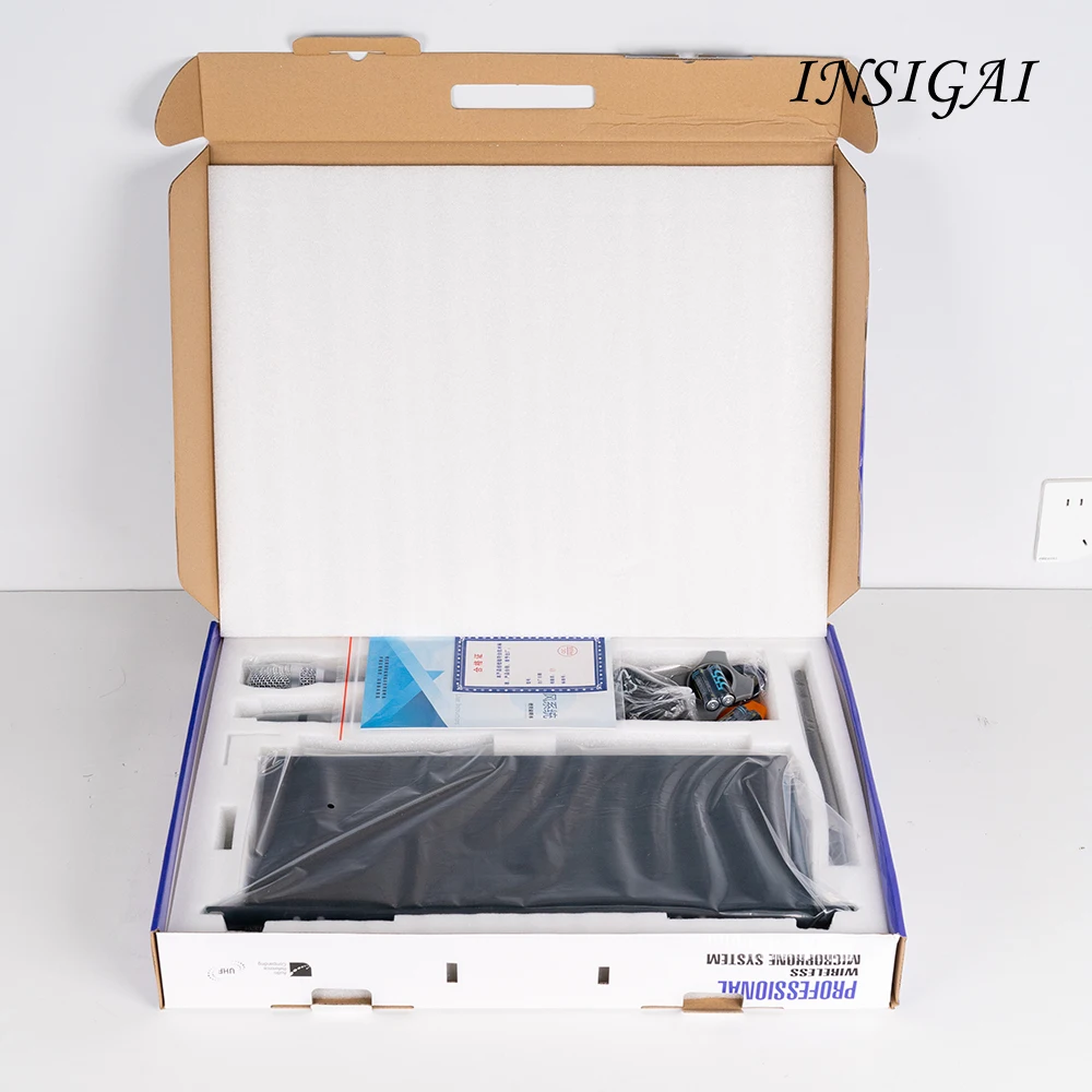 KV208 Professional wireless microphone system high power sound 2 channels wireless microphones