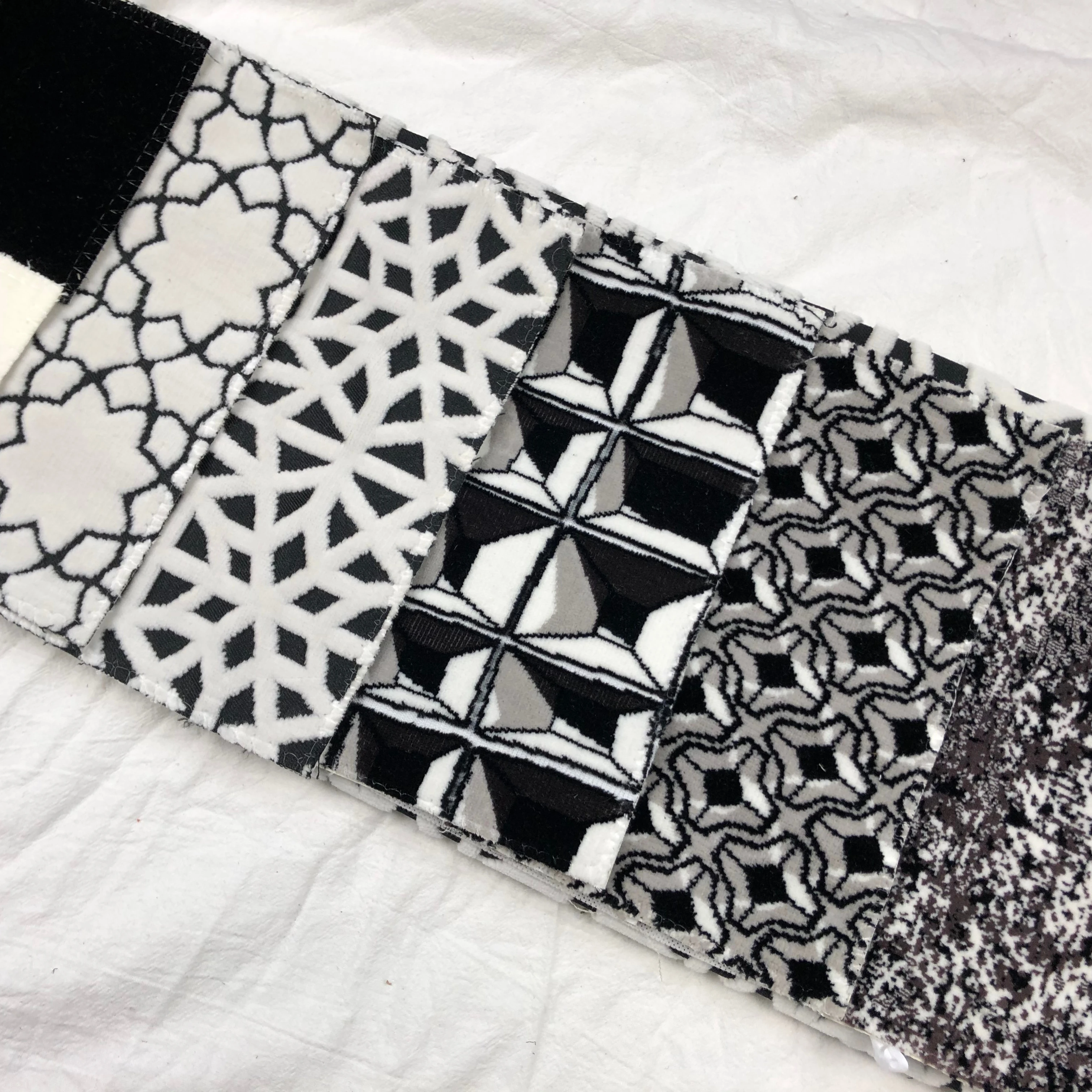 Home Textile velvet jacquard fabric 100% cotton striped  velvet upholstery fabric for furniture Sofa Cloth