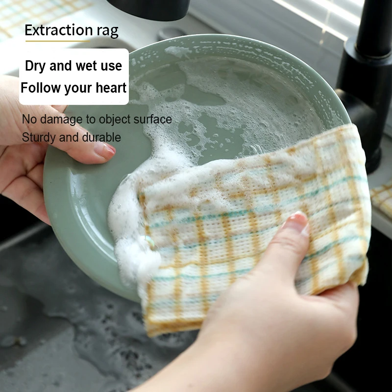 Kitchen Box Packed Disposable Non-woven Wash Towel Reusable Lazy Decimation Rag Cleaning Cloth