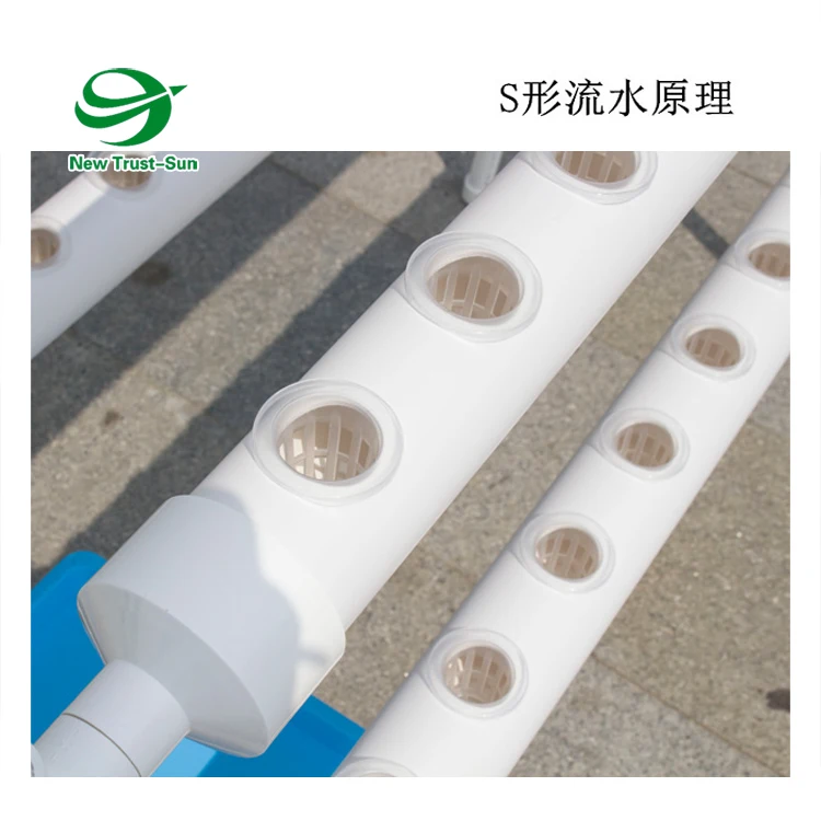 
Nft Hydroponics System with 72 Holes Kits Vertical Hydroponic Systems PVC Tube Plant Vegetable 