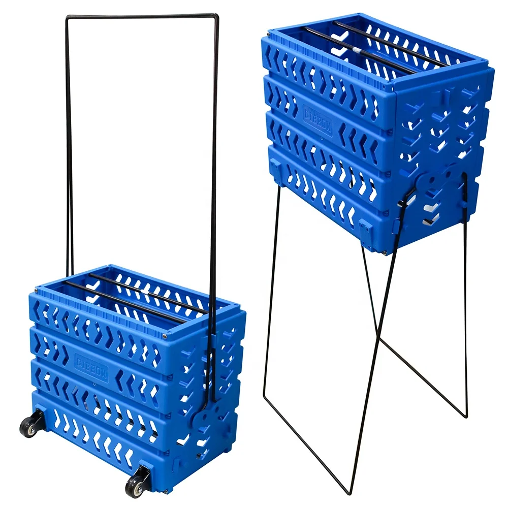 EASTOMMY ET-760033 Easy  Set up Professional Movable Multi-Ball Storage Easy Pickup Travel Tennis Ball CART Basket