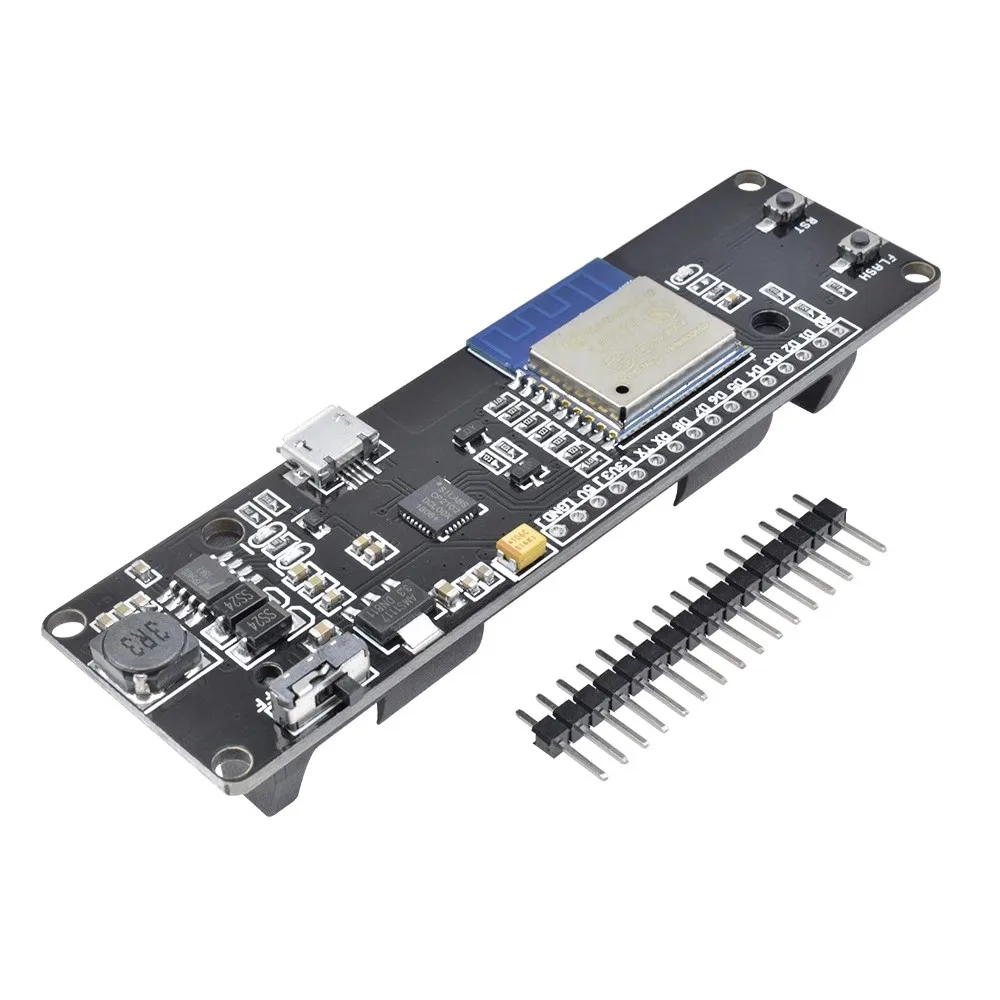 WeMos esp-WROOM-02 motherboard  ESP8266+18650 battery case D1 Mini WiFi module