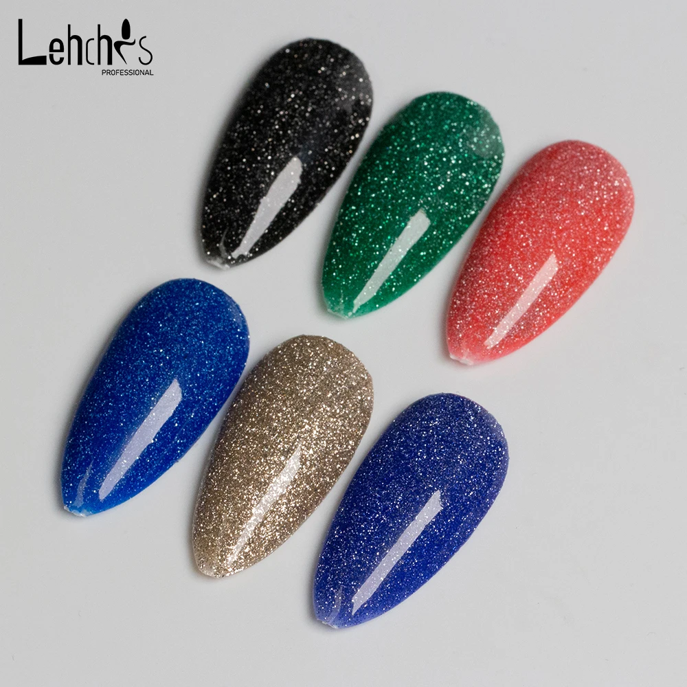 Lehchis Gel Polish Manufacturer Private Label Color Nail Art Salon UV Gel Soak Off Clear Mixing Reflective Thermal Gel Polish