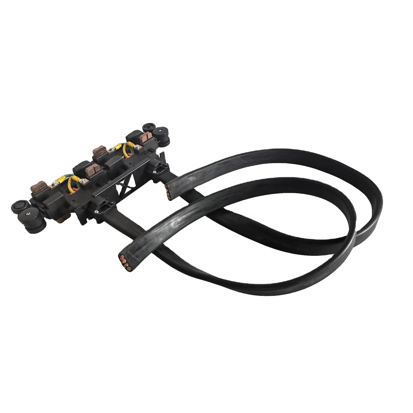 Crane collector 56JD-4/80A  Double Current collector for enclosed conductor rail trolley busbar