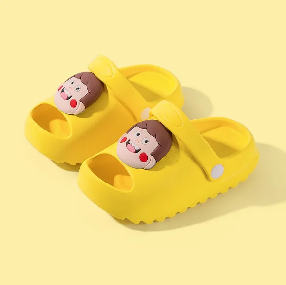 
kids 2021 designer inspired kito Head Portrait Non-slip Anti-collision Soft-soled shoes sandals for childrens 