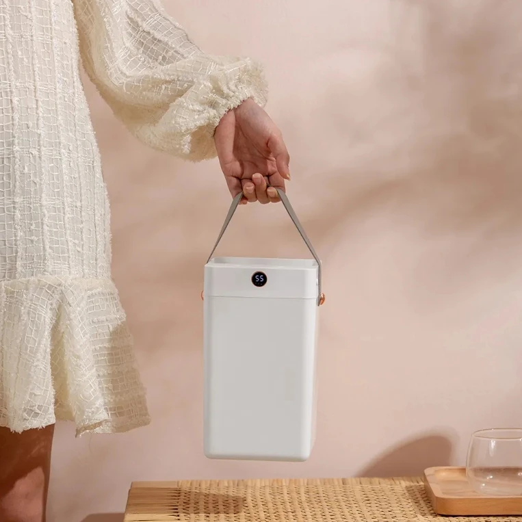 3L Smart LED Digital Real-time Humidify Display Double Spray Low Noise Mini Portable Air Humidifier for home