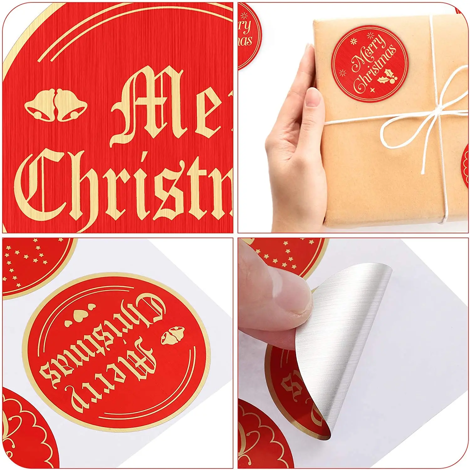 Print label sticker Merry Christmas Happy Halloween Sticker logo label stickers manufacturer