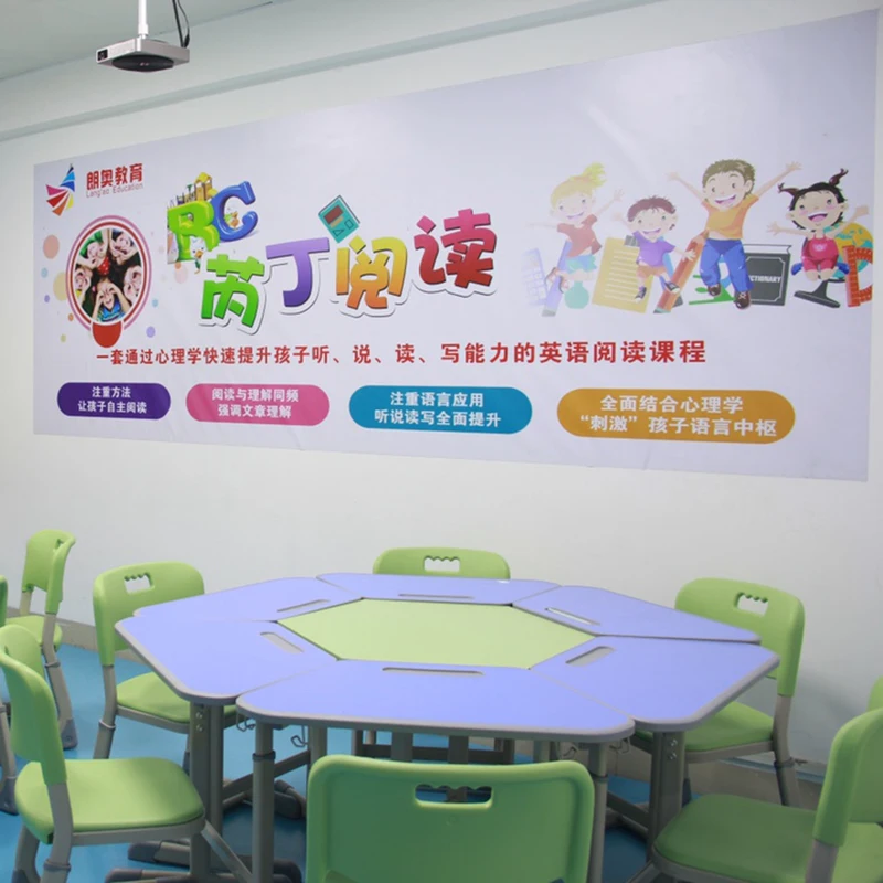 Wholesale Modern Simple School Student Table Desk and Chair Metal plastic Material for Preschool Kindergarten University