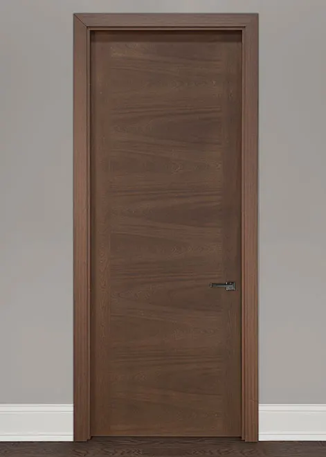 Contemporary Apartment Interior Style Italian Design PVC MDF Simple Wood Door