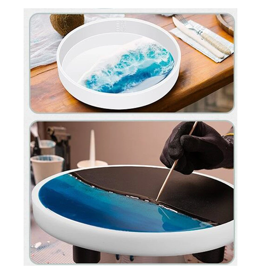 Newest styles custom liquid silicone rubber for mold making silicon table resin mold