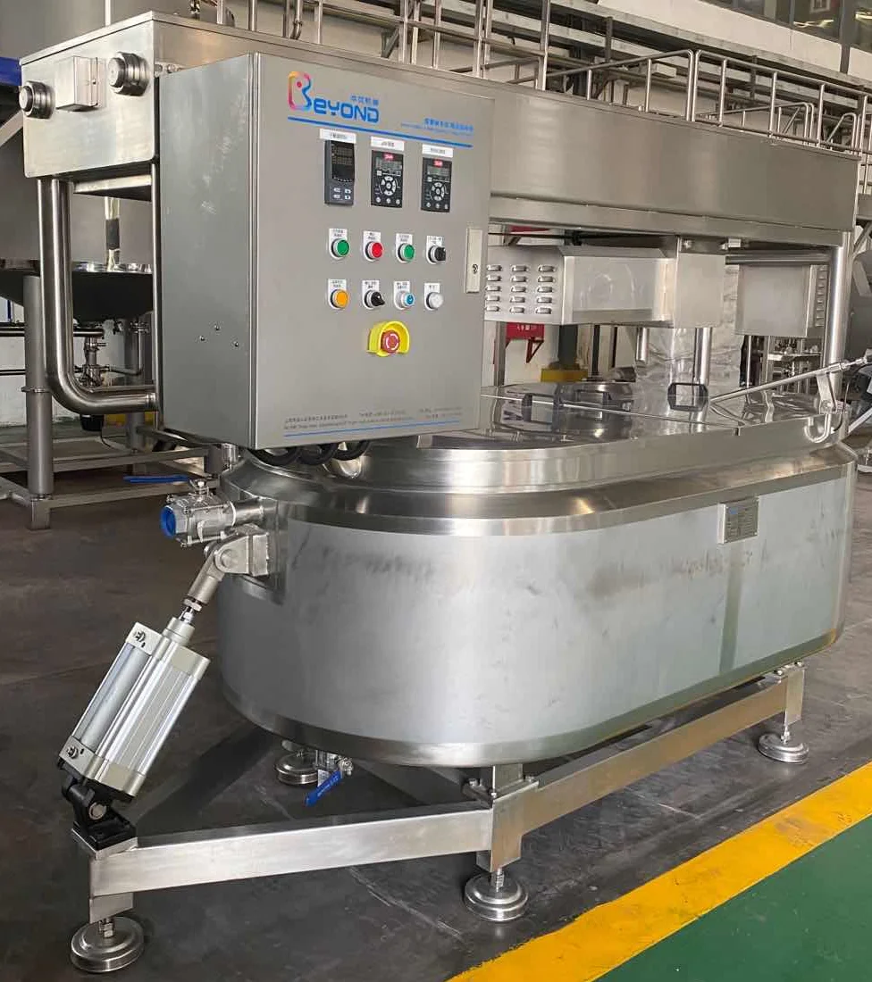 Small or Big Scale Stainless Steel Cheese Making Machine Cheddar/Mozzarella/Emmental/Cream etc Making Machine Cheese Vat