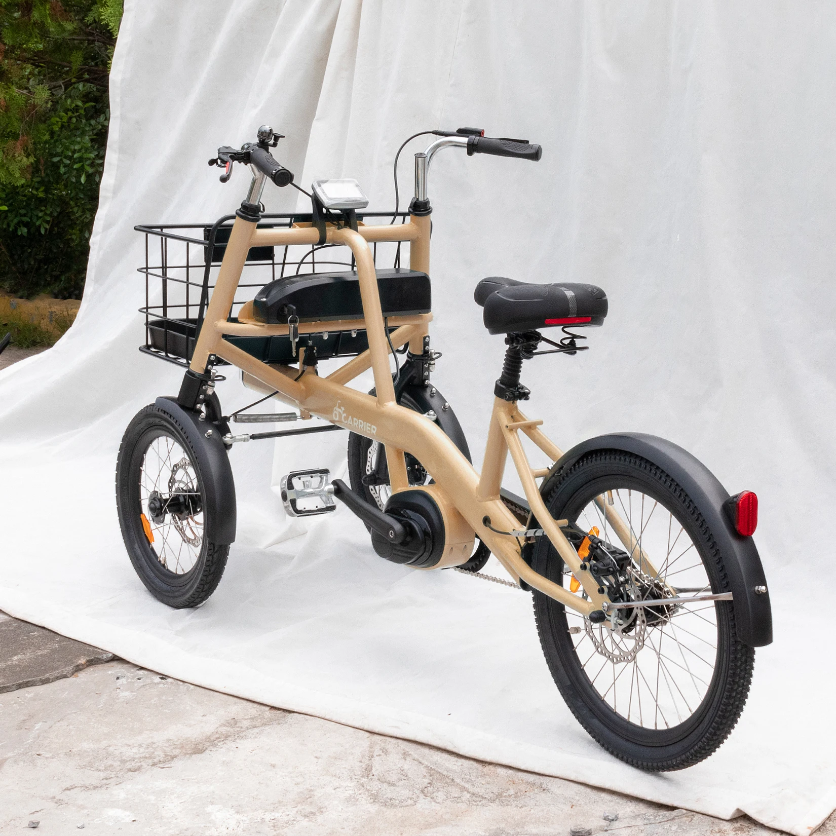 Electric tricycle cargo bicycle Tricycle long endurance multi-functional electric cargo bicycle