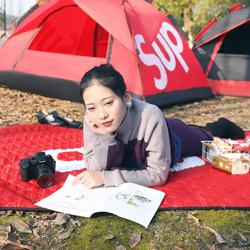 New arrival high quality Pop Up Tents Double Layer Waterproof Camping Outdoor for Family Manufacturers wholesale price fast ship