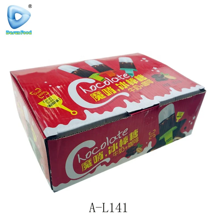 Wholesale Two-colors ice cream whistle lollipop sweet