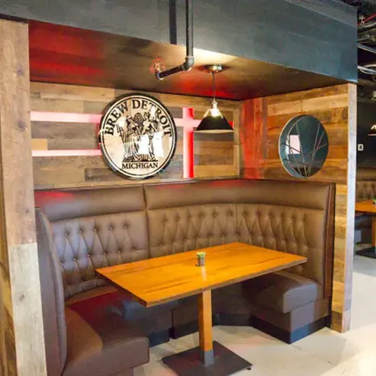 Cheap price modern design leather seat restaurant benches cafe hamburger shop club bar sofa booth seating