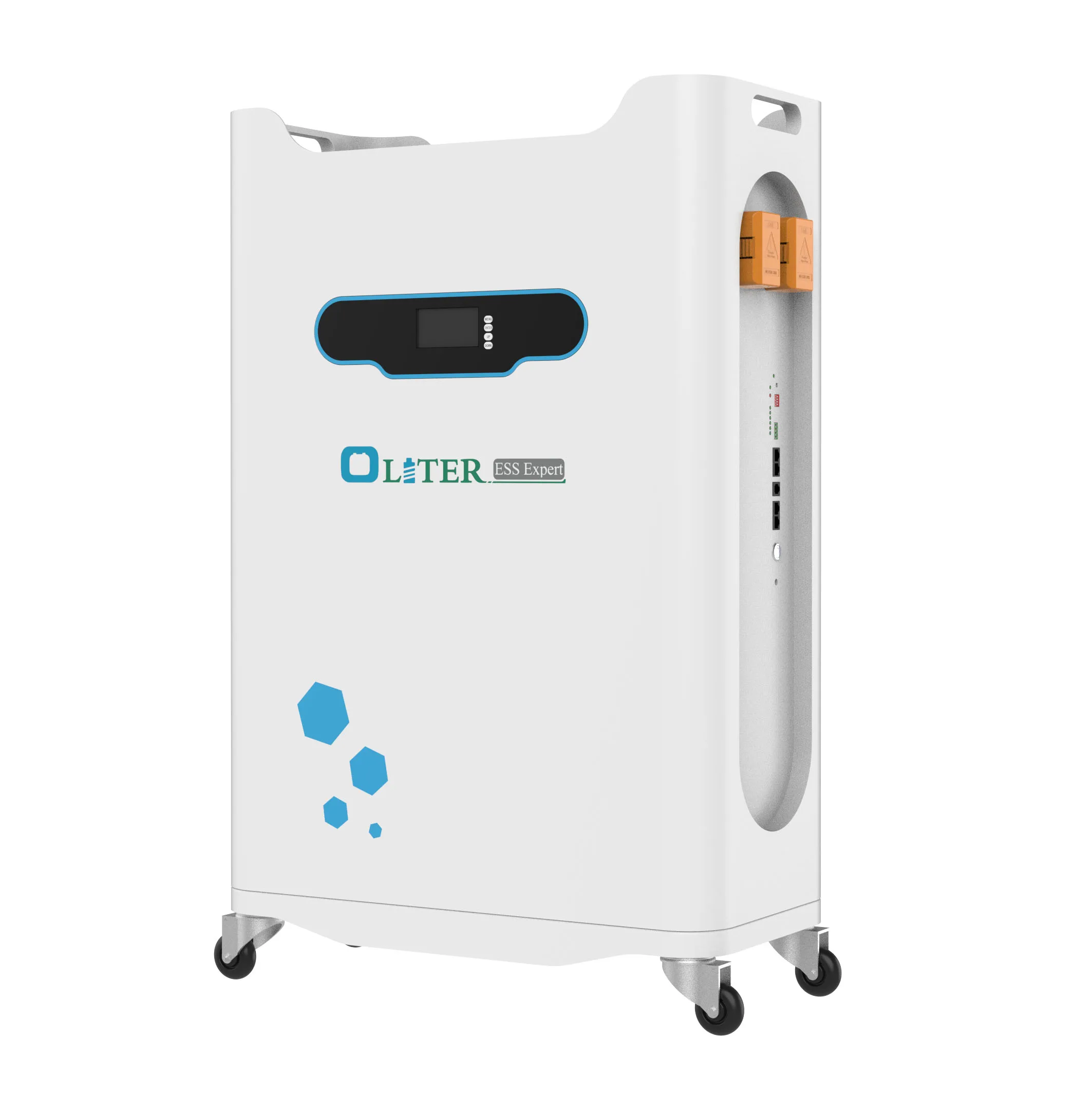 OLITER Removable 5KWH-14.34KWH Stackable Lithium Battery 51.2V100AH-200AH-280AH Home Energy Storage Lifepo4 Golf Carts 2V BMS 5C