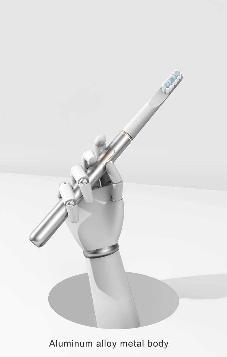  LULA Rechargeable Electric Toothbrush Most Slim Adult Alloy Design Sonic