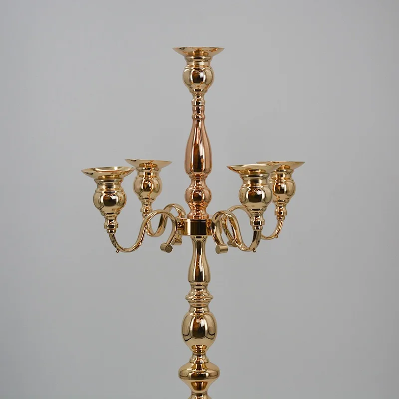 Luxury Wedding Gold Tall Centrepiece Candle Holders