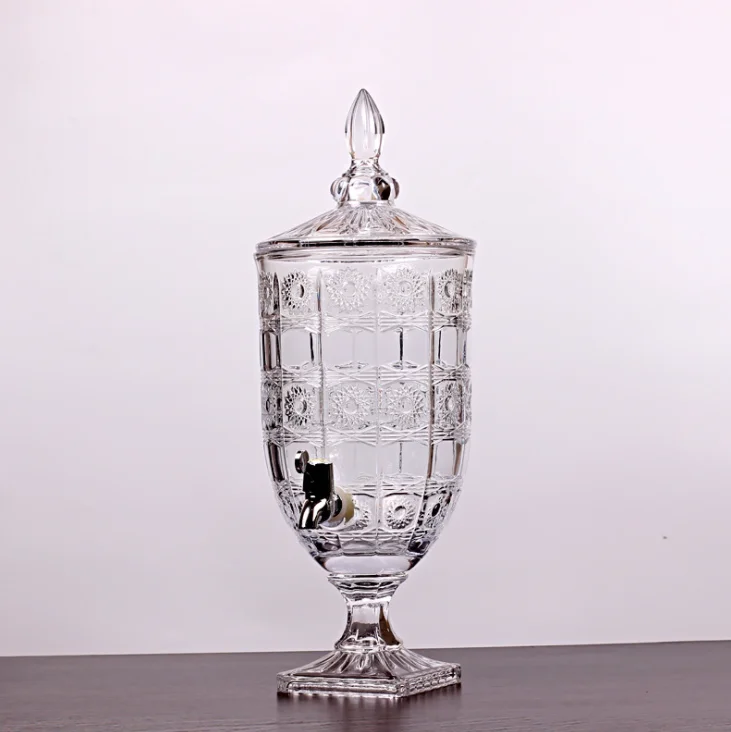 China draught glass beer tower drink wine beverage dispenser  glass beverage dispenser