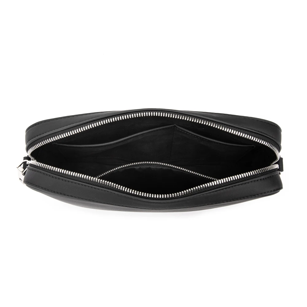 OEM Customizabe Brand Men Leather Messenger Side Bag Simple Luxury Chest Bag for Men Designer Shoulder Bag with Coin Pouch