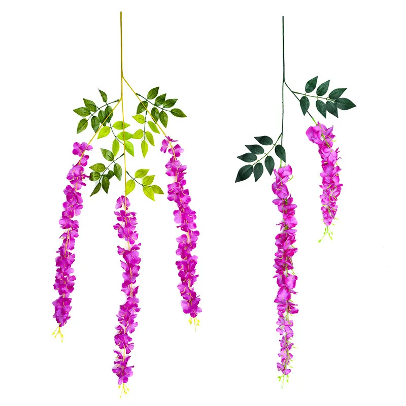 Artificial Flower Wisteria Bulk Artificial Flower For Decoration Wall Flowers