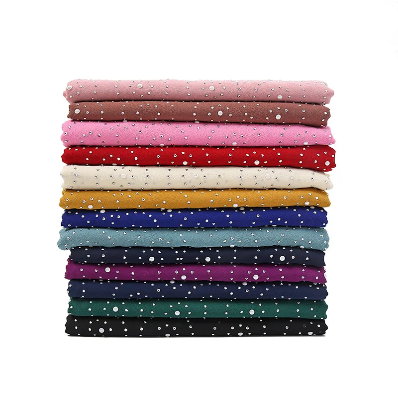 Лидер продаж, весенне-осенний однотонный арабский шарф, Лидер продаж, шифоновые хиджабы, шарфы, шаль, арабский шарф для женщин 70*180 см