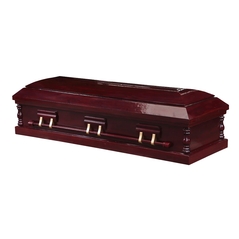 Full-Open Style Honeycomb Paper Cardboard Coffin Box Prices With Tailored Pillow