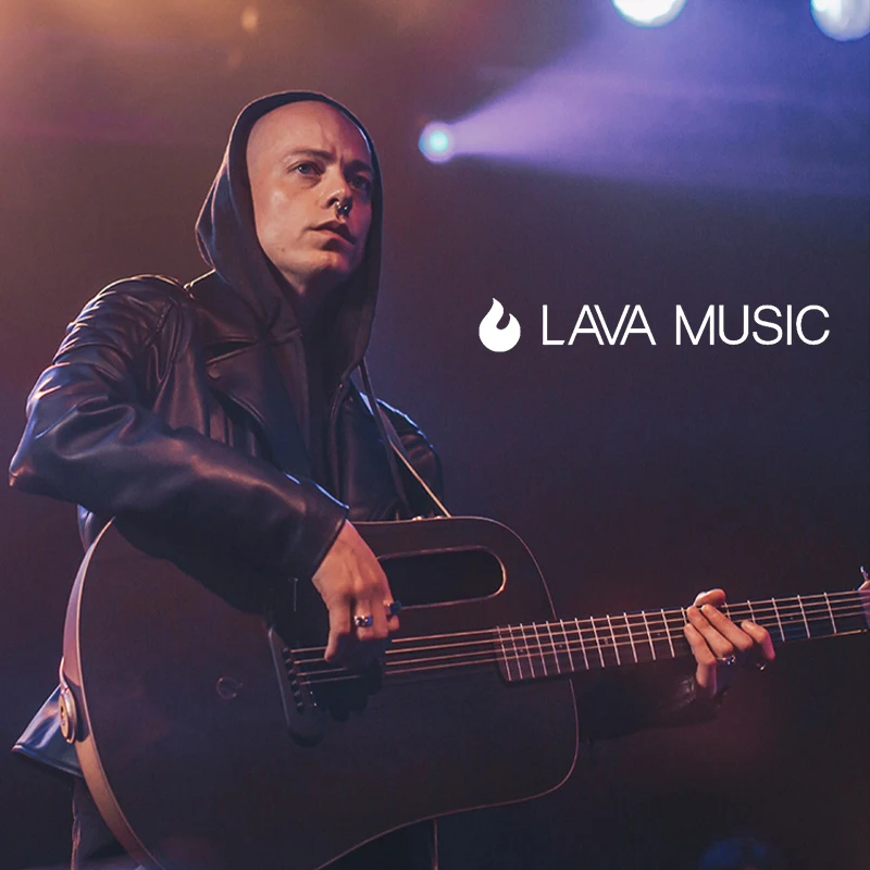  41 дюймовая гитара из углеродного волокна LAVA ME PRO с захватом для