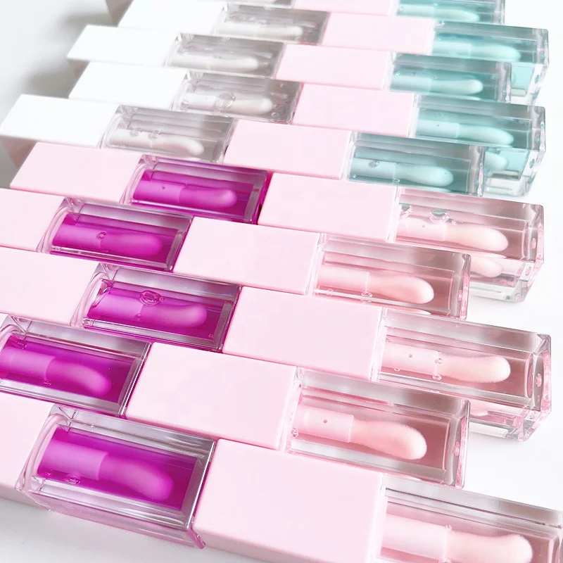 Оптовая продажа, низкий минимальный заказ, высококачественный блеск для губ, фирменная торговая марка, масло для губ, фруктовый арбуз, прозрачное розовое масло для губ для веганов