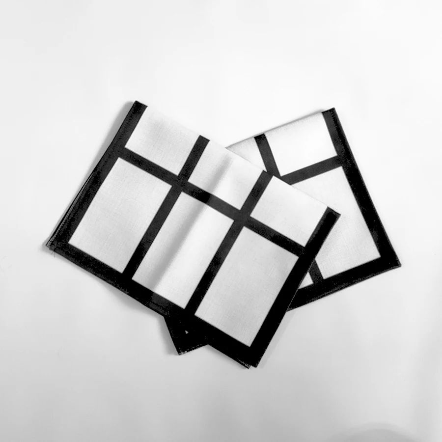 Topjlh sublimation table mat blank, sublimation placemat blanks for 30*40 CM double side blank table mat sublimation placemat