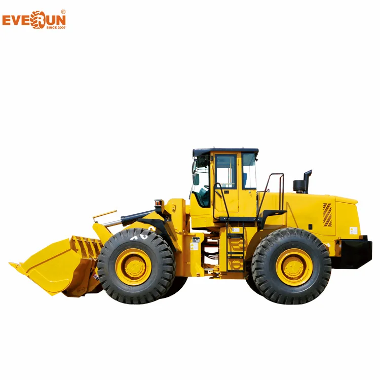 Everun новый дизайн ферма компактный ER60 6000 кг дизельное ведро сад небольшой колесный погрузчик цена