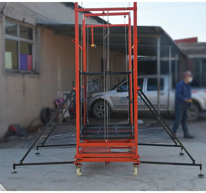 Secure ladders and scaffolding components Electric aluminum scaffolding lifts