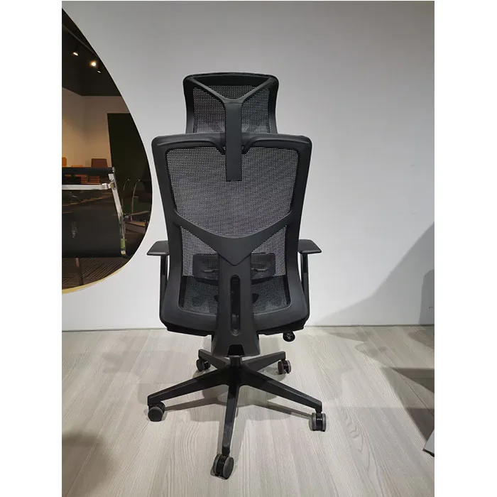 Mesh office chair office building furniture black ergonomic swivel office chair for high back