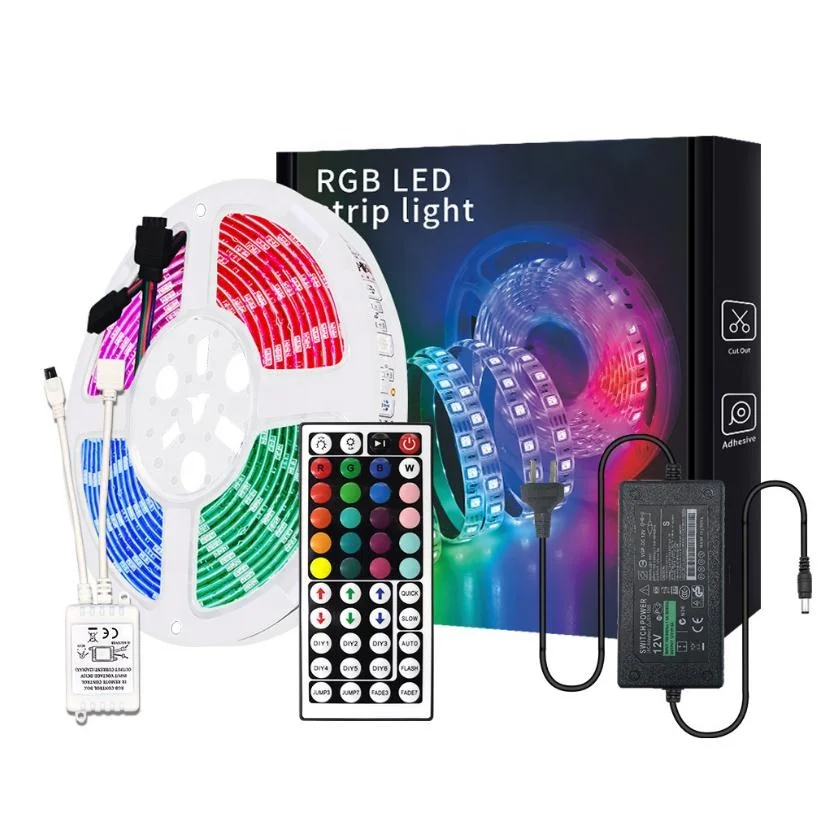 Enjoy  12v 5 meters 5050 smd smart rgb led strip light/led strip