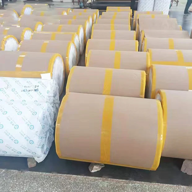 Wholesale brown kraft paper 150g kraft paper roll kraft paper packaging