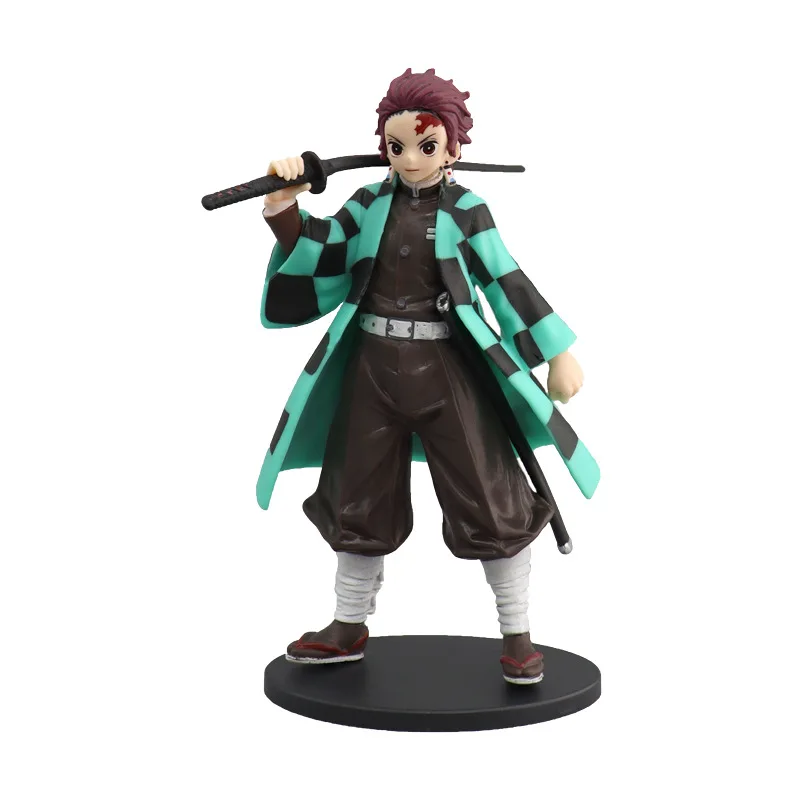 6 видов стилей демон убийца kimetsu без yaiba 15 см камадо nezoku tanjiro мультфильм Смола Модель игрушки аниме